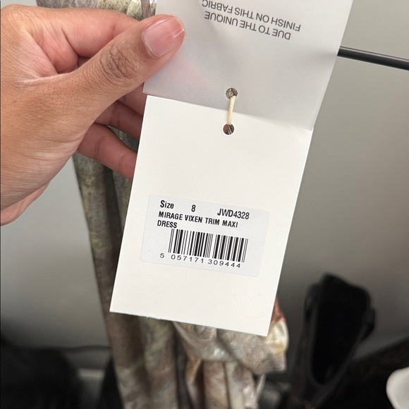 Jaded London Sedona Metallic Leopard Maxi Dress - Picture 7 of 7